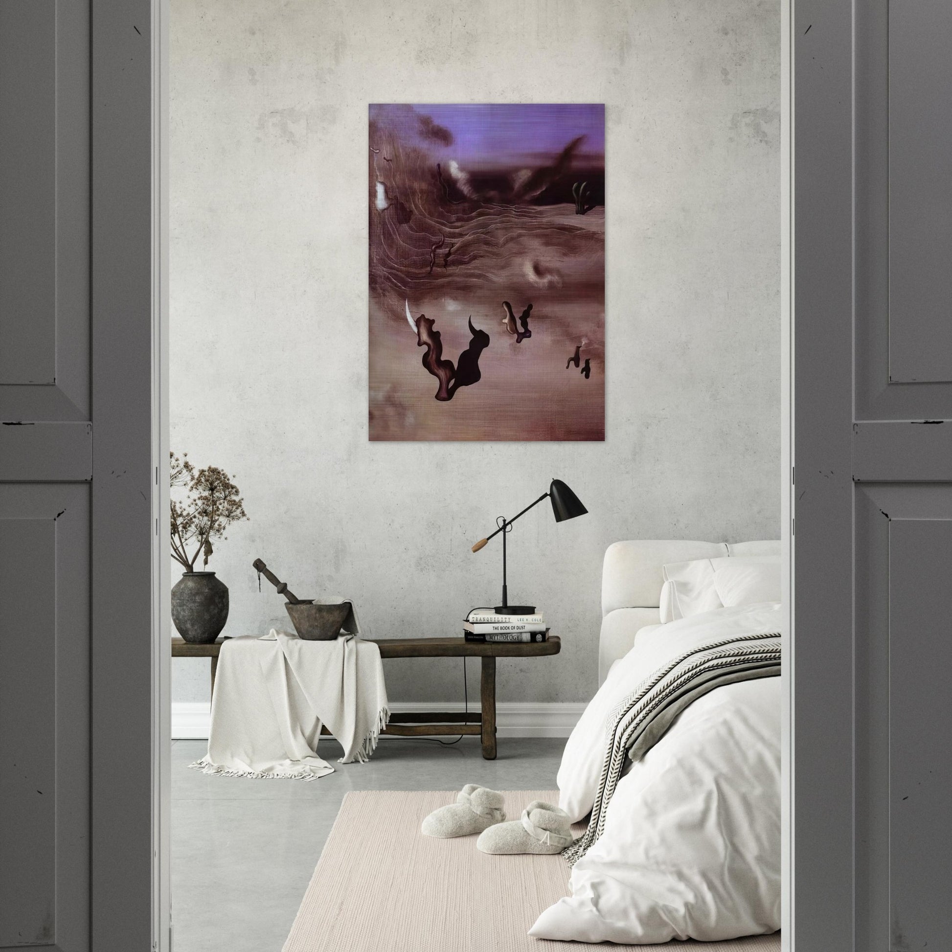 Wind - Yves Tanguy Brushed Aluminum Print - 70x100 cm / 28x40 inches | Yves Tanguy Aluminum Print | Yves Tanguy Prints