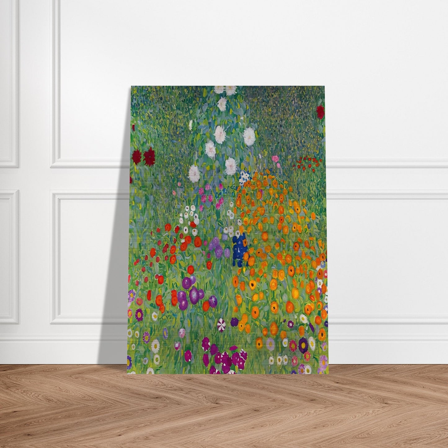 BLUMENGARTEN 1907 - Gustav Klimt Brushed Aluminum Print - 70x100 cm / 28x40 inches | Gustav Klimt Aluminum Print | Gustav Klimt Prints