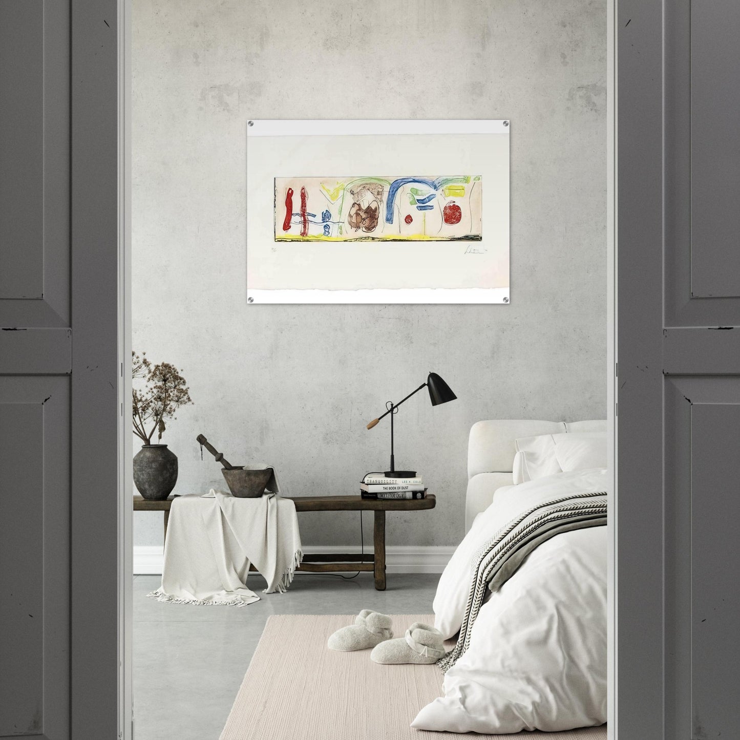 Bridges - 1996 - Helen Frankenthaler Acrylic Print - 70x100 cm / 28x40″ inches