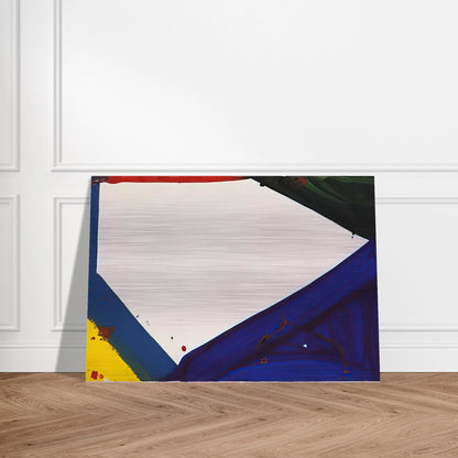 Untitled  Edge  - Sam Francis Brushed Aluminum Print - 70x100 cm / 28x40 inches | Sam Francis Aluminum Print | Sam Francis Prints