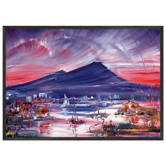 Untitled - 1979 N3 - Konrad Zuse 70x100 cm / 28x40 inches Framed Art Print – Black Wooden Frame