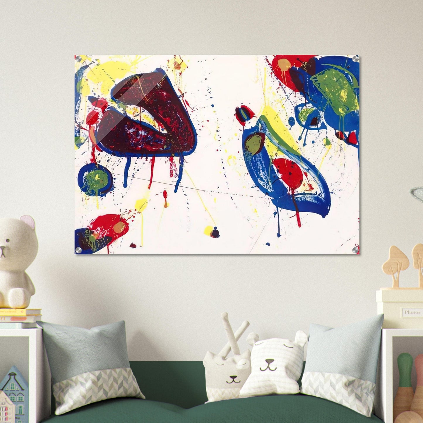 Heart Stone - Sam Francis Acrylic Print - 70x100 cm / 28x40″ inches