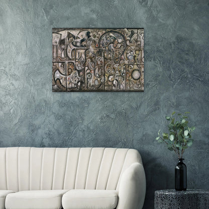 Symphony No. 1, The Transcendental - Richard Pousette-Dart Brushed Aluminum Print - 70x100 cm / 28x40 inches | Richard Pousette-Dart Aluminum Print | Richard Pousette-Dart Prints