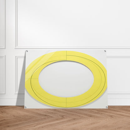 RING IMAGE M 2010 - Robert Mangold Acrylic Print - 70x100 cm / 28x40″ inches