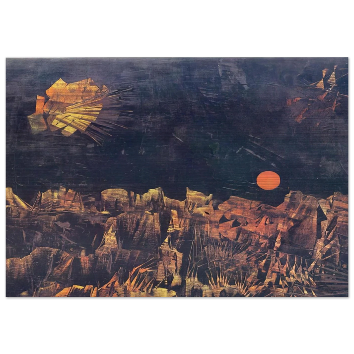 Praise to Tanguy - Max Ernst Brushed Aluminum Print - 70x100 cm / 28x40 inches | Max Ernst Aluminum Print | Max Ernst Prints