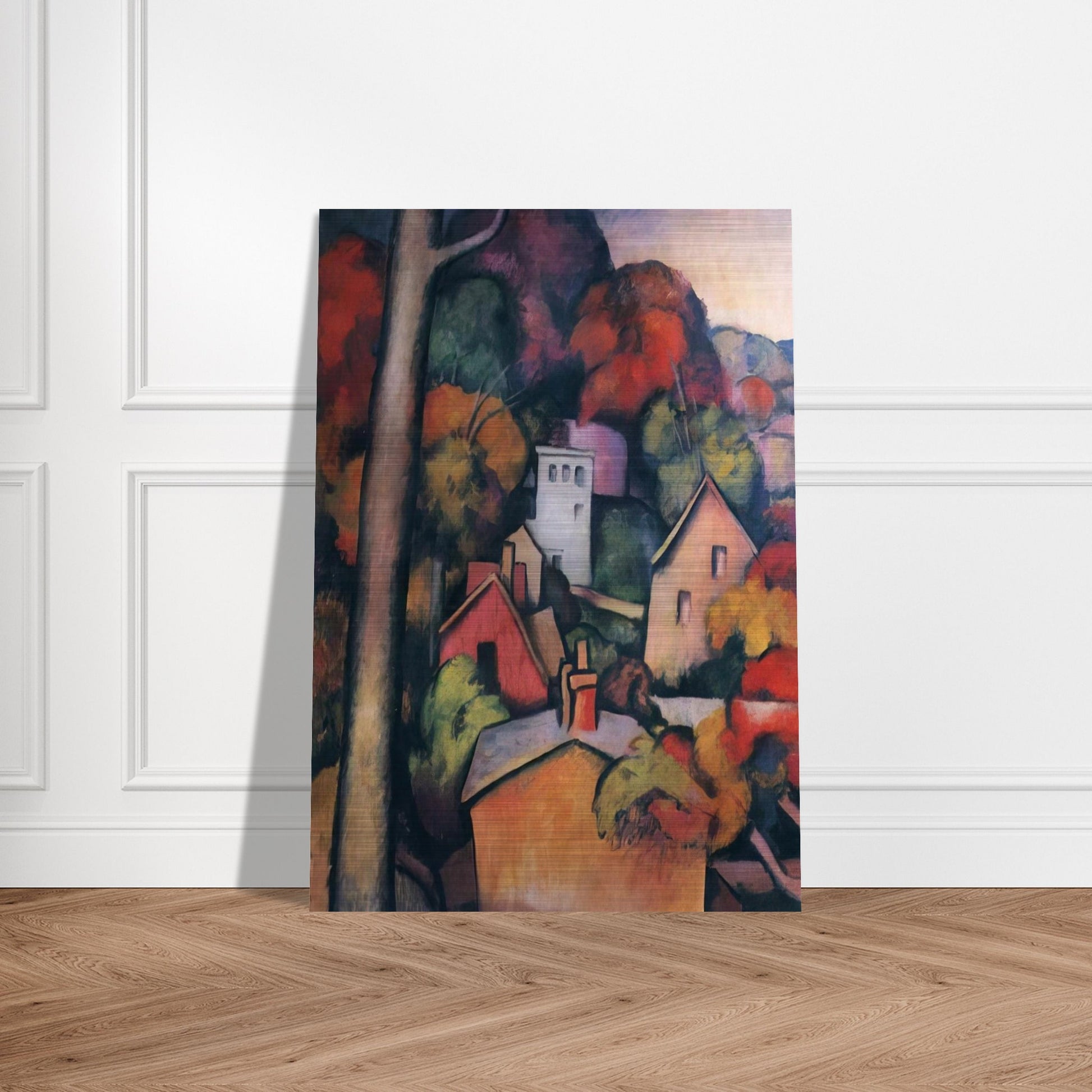 UPPER MANHATTAN - Thomas Hart Benton Brushed Aluminum Print - 70x100 cm / 28x40 inches | Thomas Hart Benton Aluminum Print | Thomas Hart Benton Prints