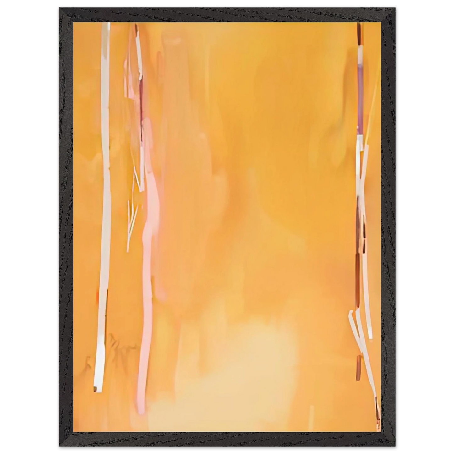 Helen Frankenthaler - Harvest II, 1975- Wall Art - 21x29.7 cm / 8x12" - Premium Wooden Framed Poster With Fine Art Paper-canvas - Wood frame
