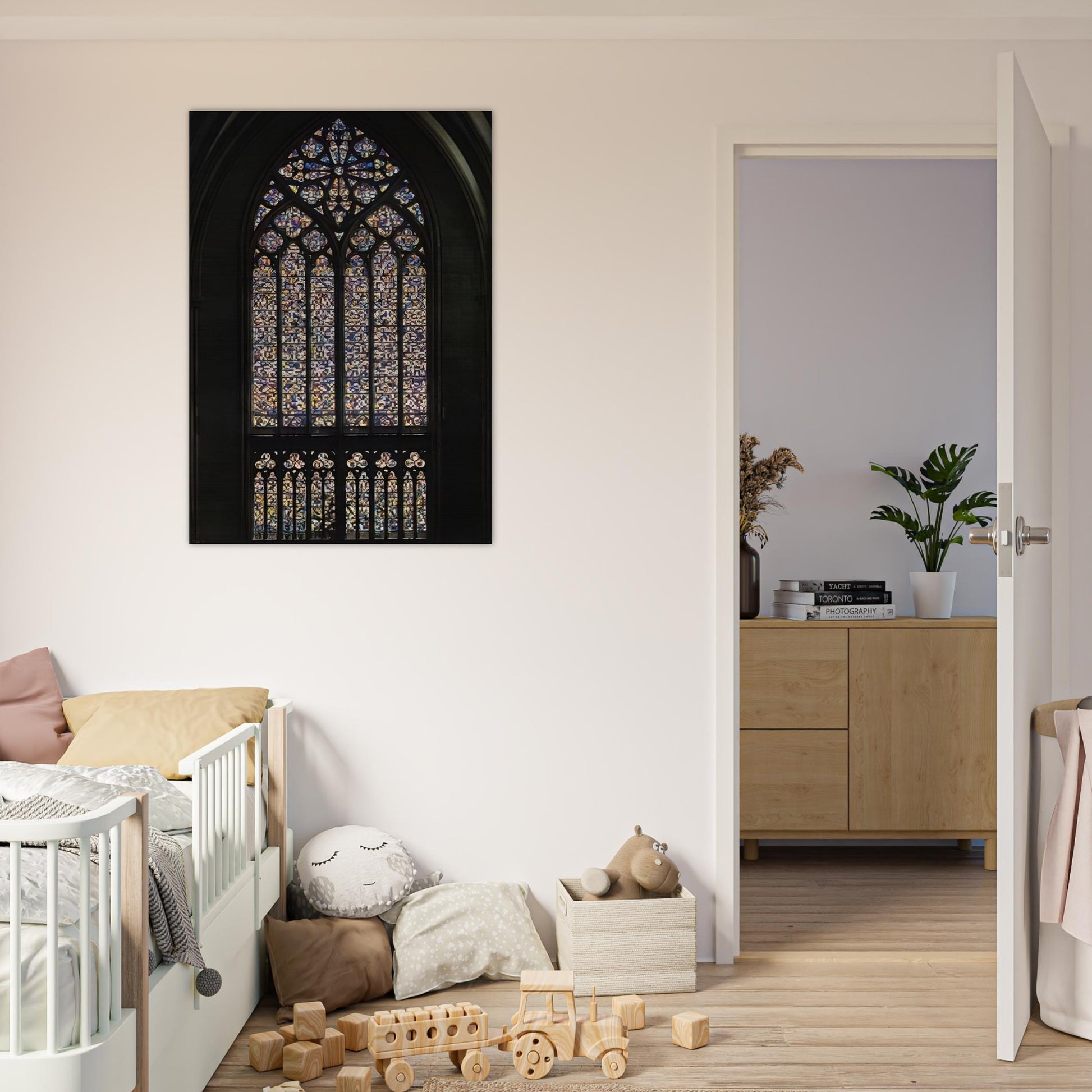 COLOGNE CATHEDRAL WINDOW 2007 - Gerhard Richter Brushed Aluminum Print - 70x100 cm / 28x40 inches | Gerhard Richter Aluminum Print | Gerhard Richter Prints