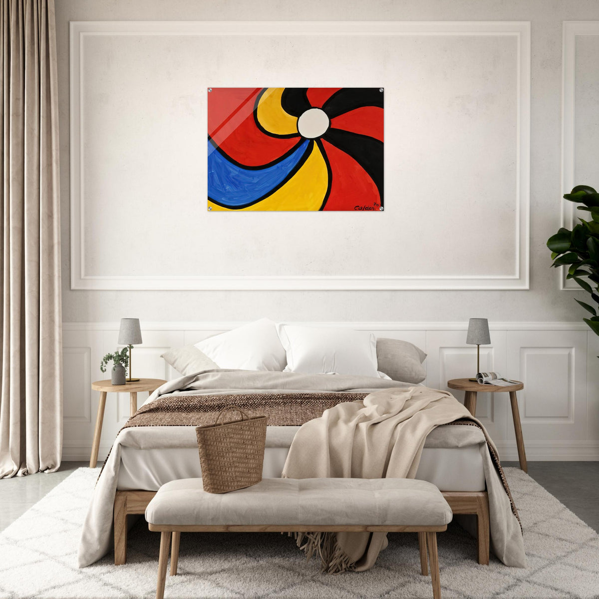 THE BIG WHEEL 1970 - Alexander Calder Acrylic Print - 70x100 cm / 28x40″ inches