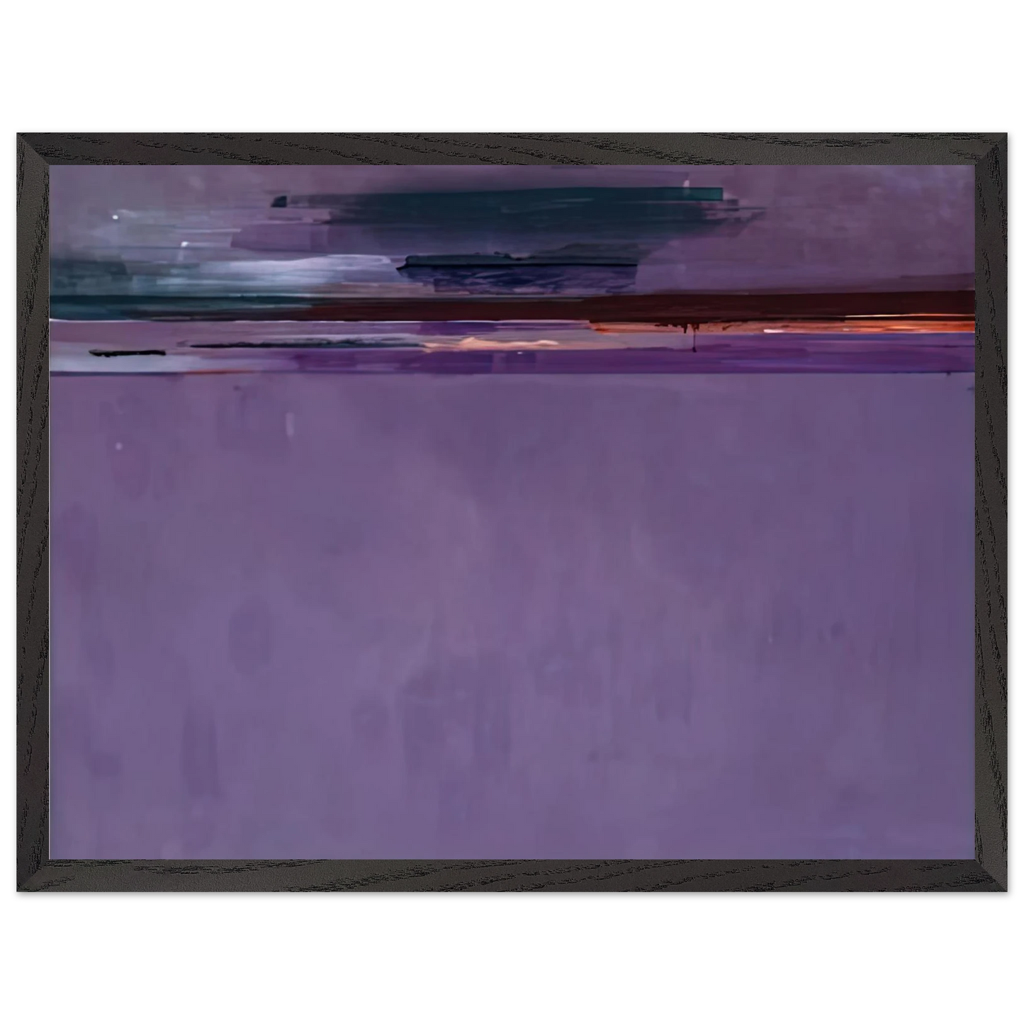Helen Frankenthaler - The Other Side, 2002- Wall Art - 30x40 cm / 12x16 inches - Premium Wooden Framed Poster With Fine Art Paper-canvas - White frame