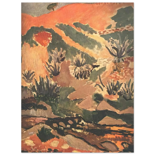 Henri Matisse - LANDSCAPE WITH BROOK BROOK WITH ALOES 1907  75x100 cm / 30x40inches Fine Art Poster