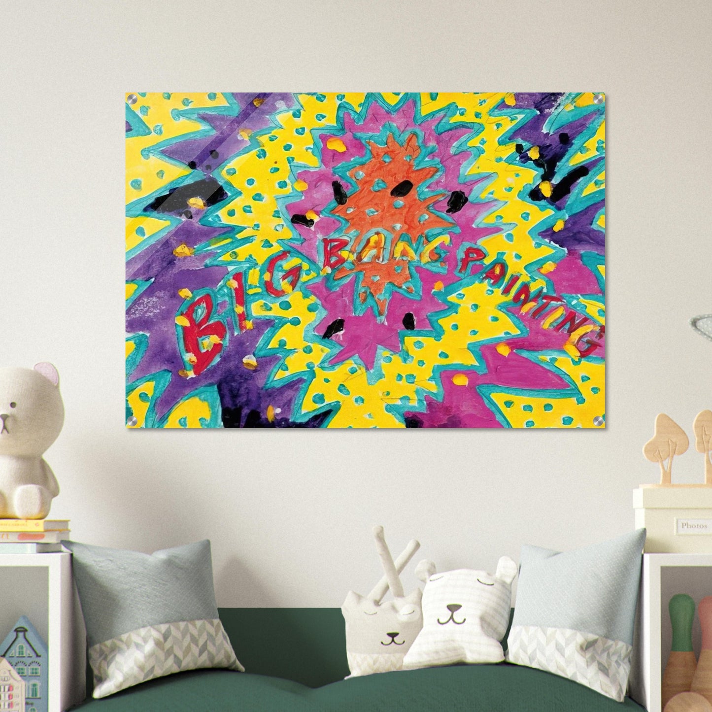 Big Bang Painting - 1988 - Paul Thek Acrylic Print - 70x100 cm / 28x40″ inches