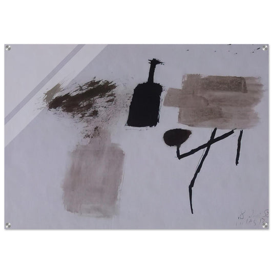 8.7.58 - Julius Bissier Acrylic Print - 70x100 cm / 28x40″ inches