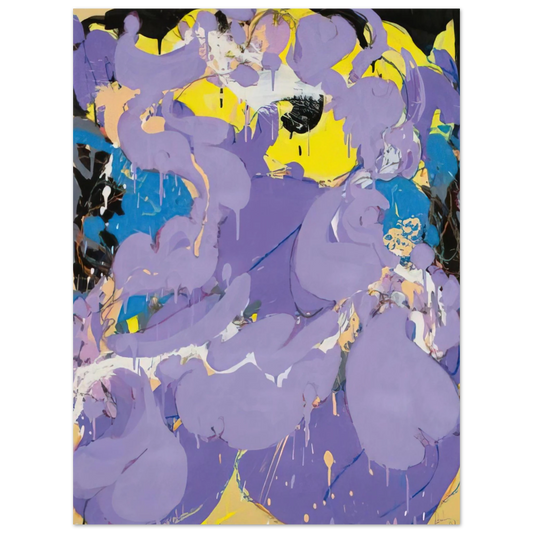 Helen Frankenthaler - Untitled - 1978 Wall art - 13x18 cm / 5x7 inches - Fine Art Poster-canvas - -