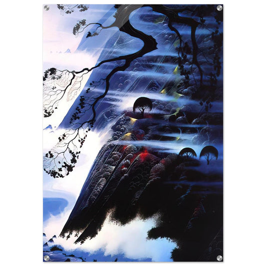 Fog Light - Eyvind Earle Acrylic Print - 70x100 cm / 28x40″ inches