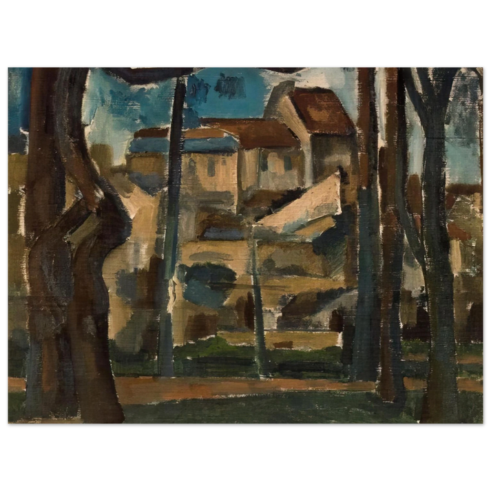 Andre Derain - LANDSCAPE OF CARRI RES 1909  75x100 cm / 30x40inches Fine Art Poster