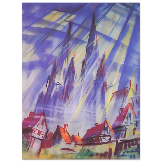 Konrad Zuse - Untitled - 1964  75x100 cm / 30x40inches Fine Art Poster