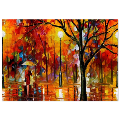 Leonid Afremov - Leonid Afremov Brushed Aluminum Print - 70x100 cm / 28x40 inches | Leonid Afremov Aluminum Print | Leonid Afremov Prints