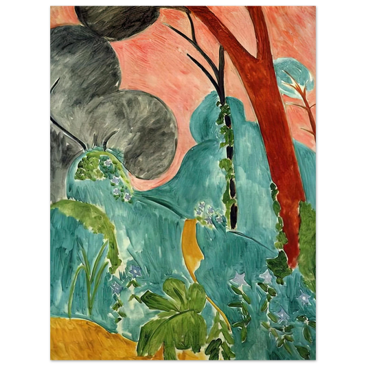 Henri Matisse - MORACCAN GARDEN 1912  75x100 cm / 30x40inches Fine Art Poster