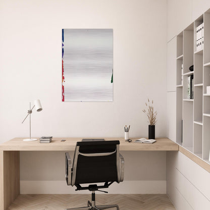 Sail I - Sam Francis Brushed Aluminum Print - 70x100 cm / 28x40 inches | Sam Francis Aluminum Print | Sam Francis Prints