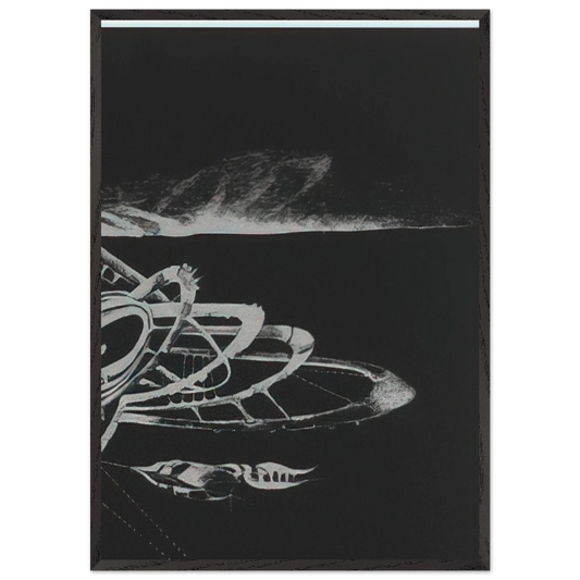UNTITLED FROM THE NEW YORK COLLECTION FOR STOCKHOLM 1973 - Lee Bontecou 70x100 cm / 28x40 inches Framed Art Print – Black Wooden Frame
