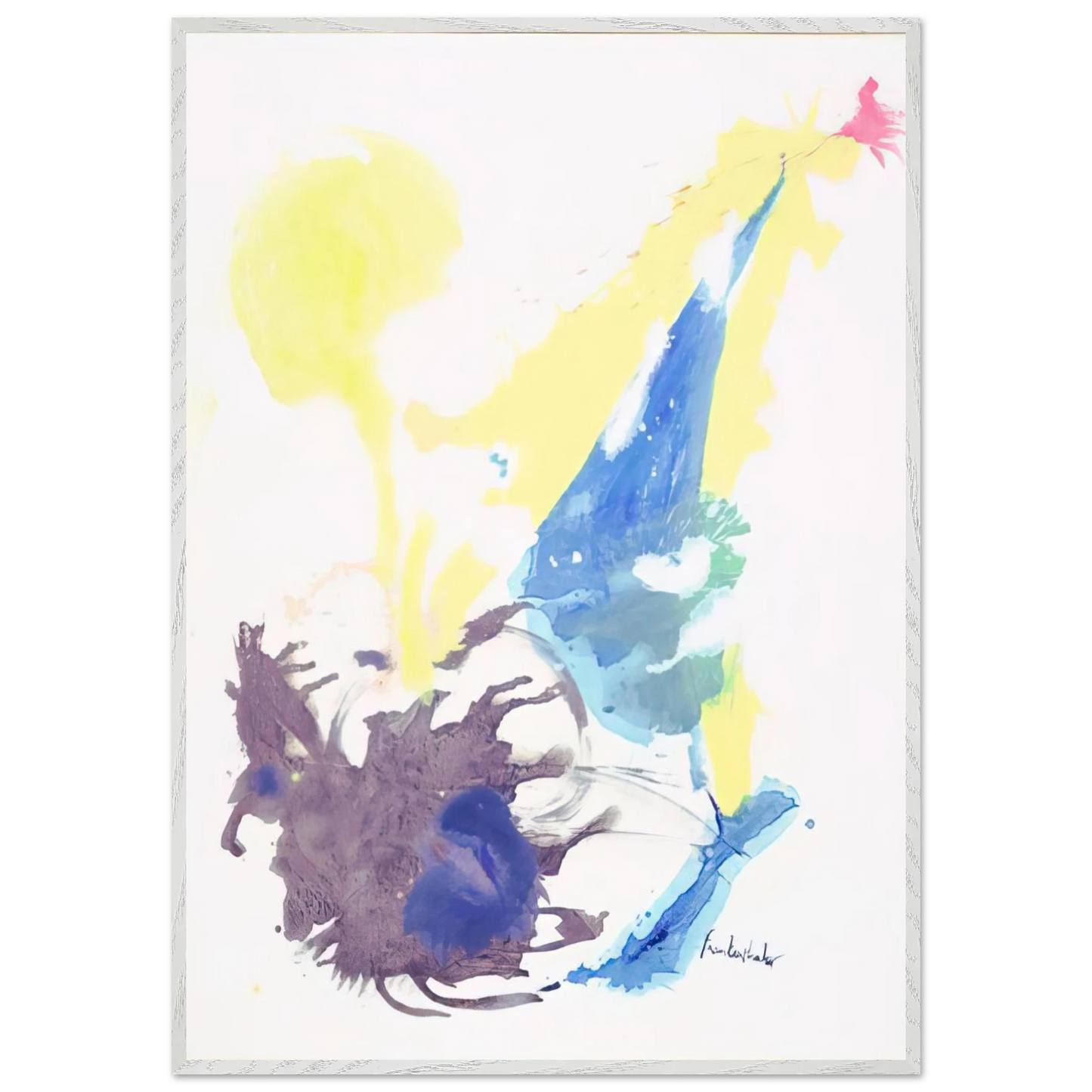Helen Frankenthaler - Moving Day - 1961 Wall art - A3 (29.7 x 42  cm) - Fine Art Poster-canvas - -