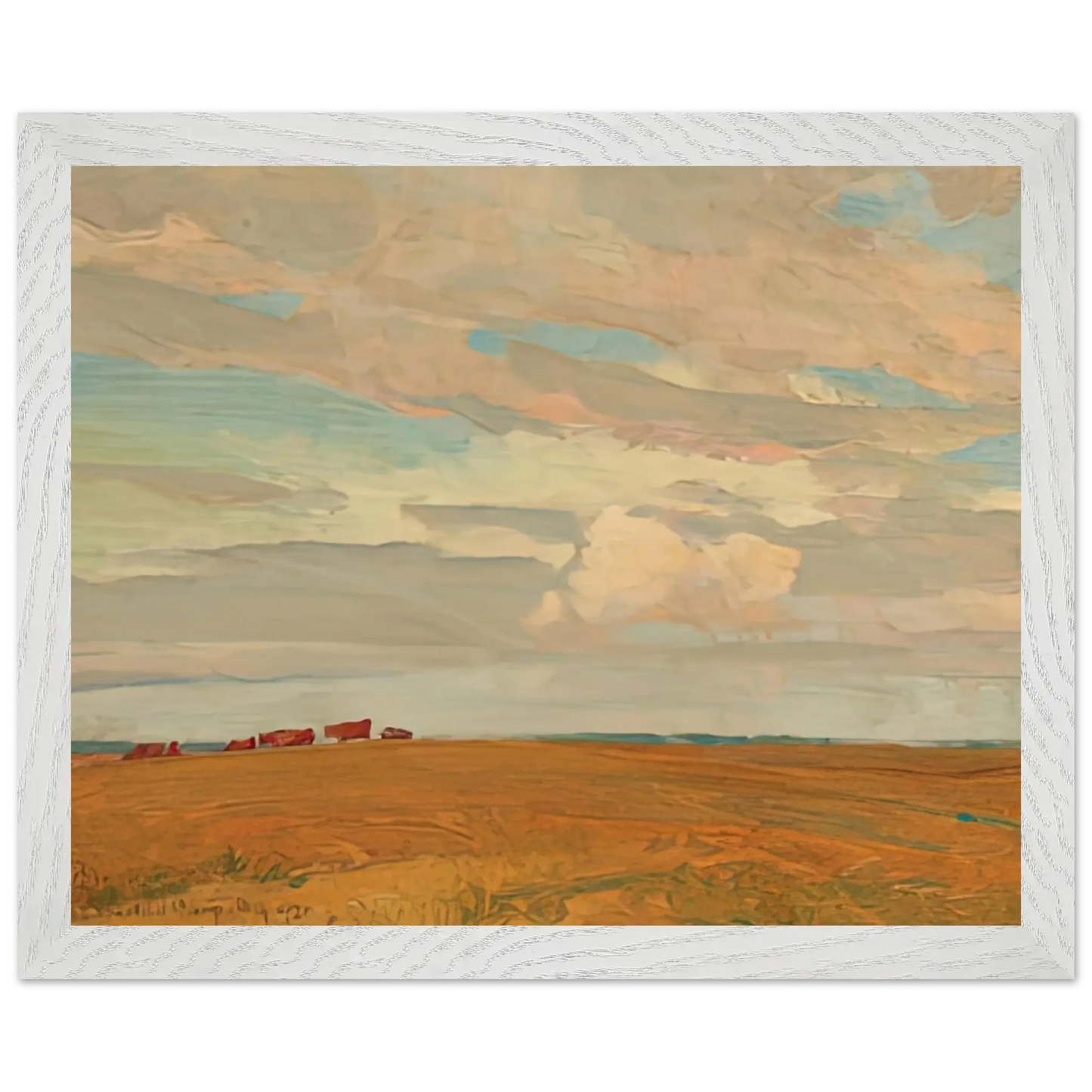 Maynard Dixon - PRAIRIE SAND HILL CAMP MAY 1921 1921 Wall art - A2 (42 x 59.4  cm) - Premium Wooden Framed Poster With Fine Art Paper - Wood frame