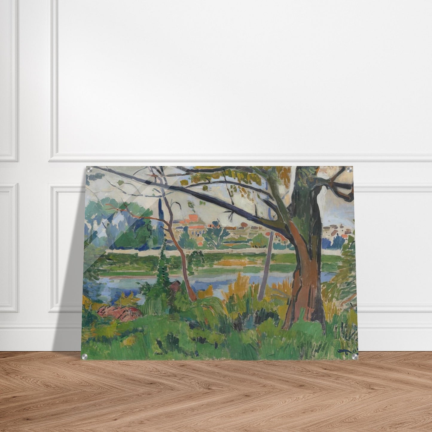 THE SEINE AT CHATOU 1906 - Andre Derain Acrylic Print - 70x100 cm / 28x40″ inches