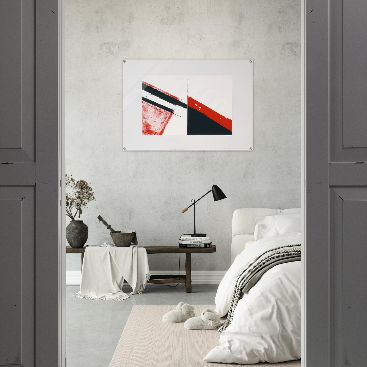 Who knows the beginning and who knows the end I - 1976 - Blinky Palermo Acrylic Print - 70x100 cm / 28x40″ inches