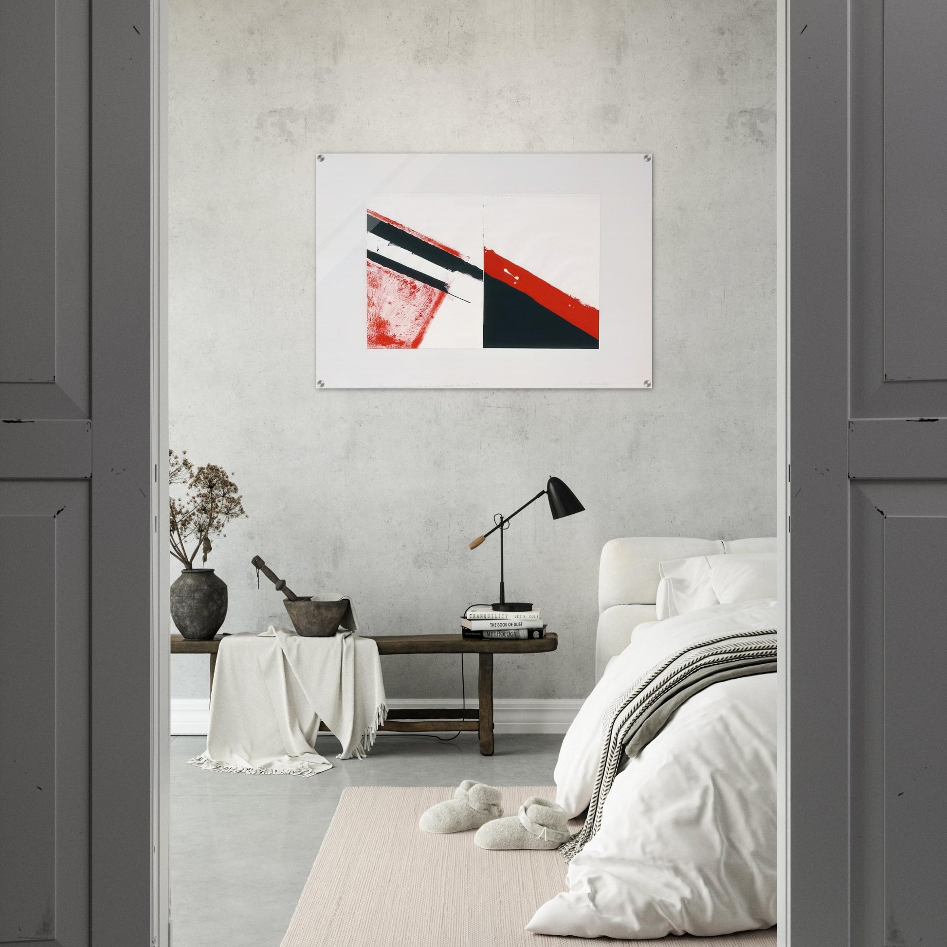 Who knows the beginning and who knows the end I - 1976 - Blinky Palermo Acrylic Print - 70x100 cm / 28x40″ inches