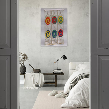 Girondella Kinetic Object - 1965 - Bruno Munari Brushed Aluminum Print - 70x100 cm / 28x40 inches | Bruno Munari Aluminum Print | Bruno Munari Prints