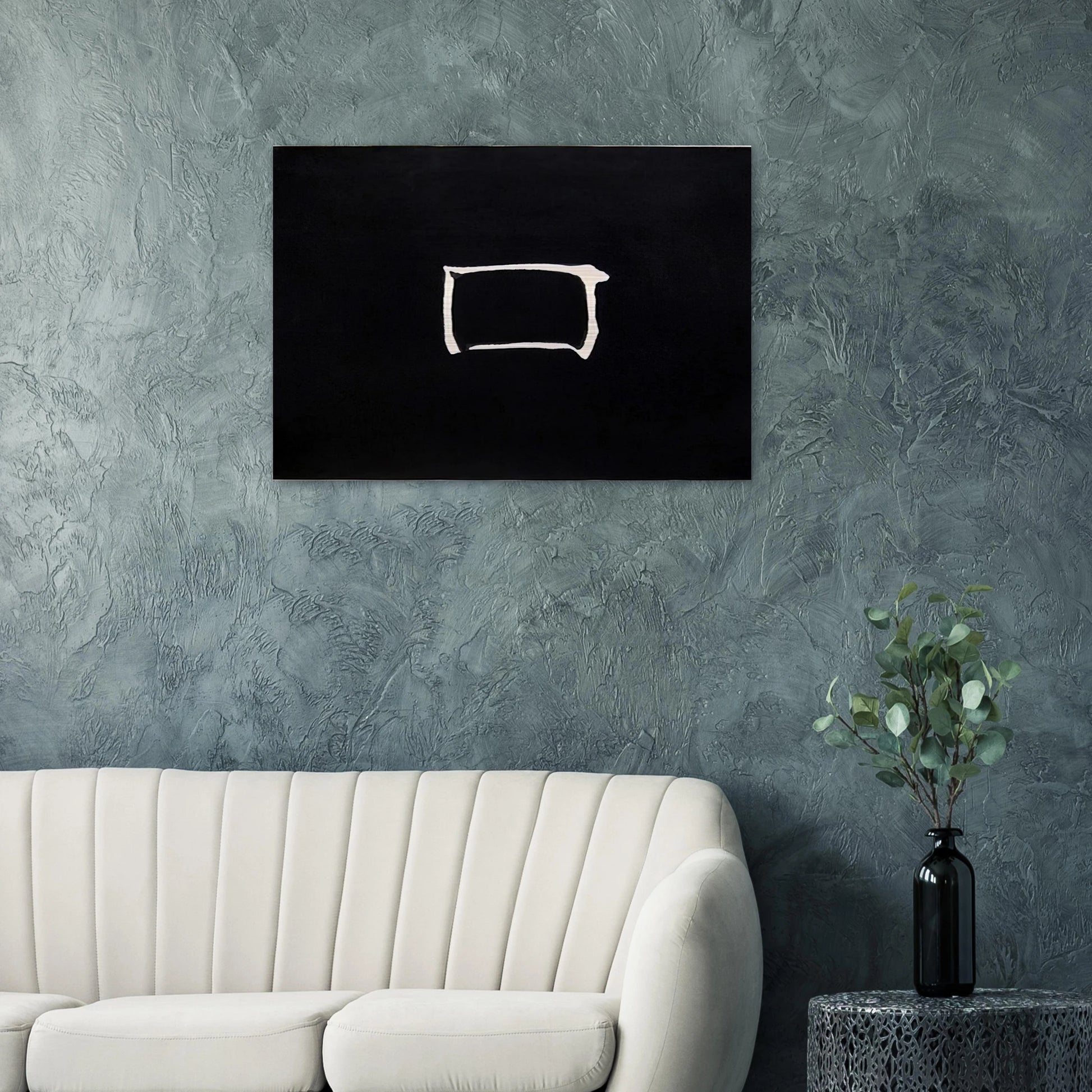 Work - 1971 - Jiro Yoshihara Brushed Aluminum Print - 70x100 cm / 28x40 inches | Jiro Yoshihara Aluminum Print | Jiro Yoshihara Prints