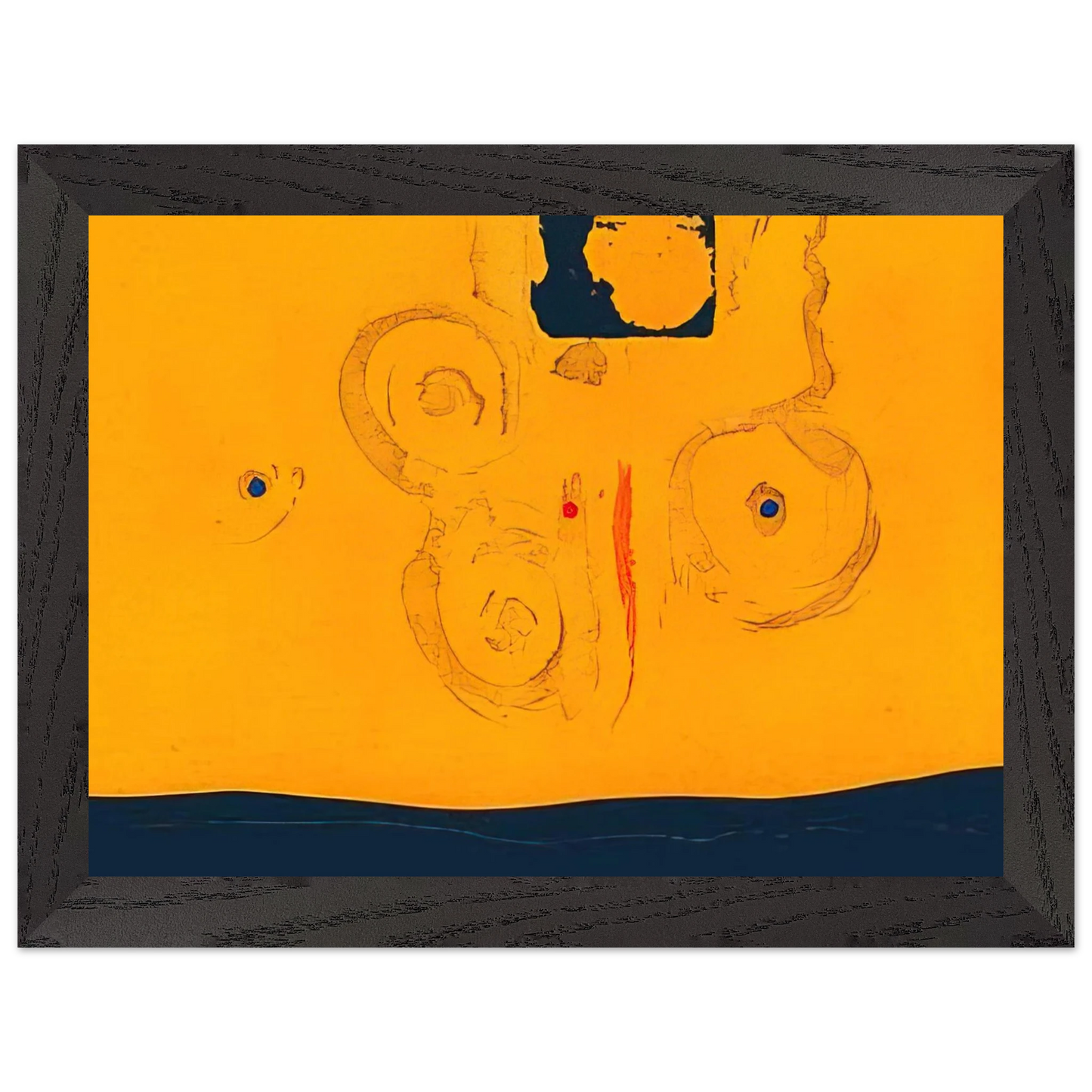 Helen Frankenthaler - Plaza Real - 1988 Wall art - 45x60 cm / 18x24 inches - Fine Art Poster-canvas - -