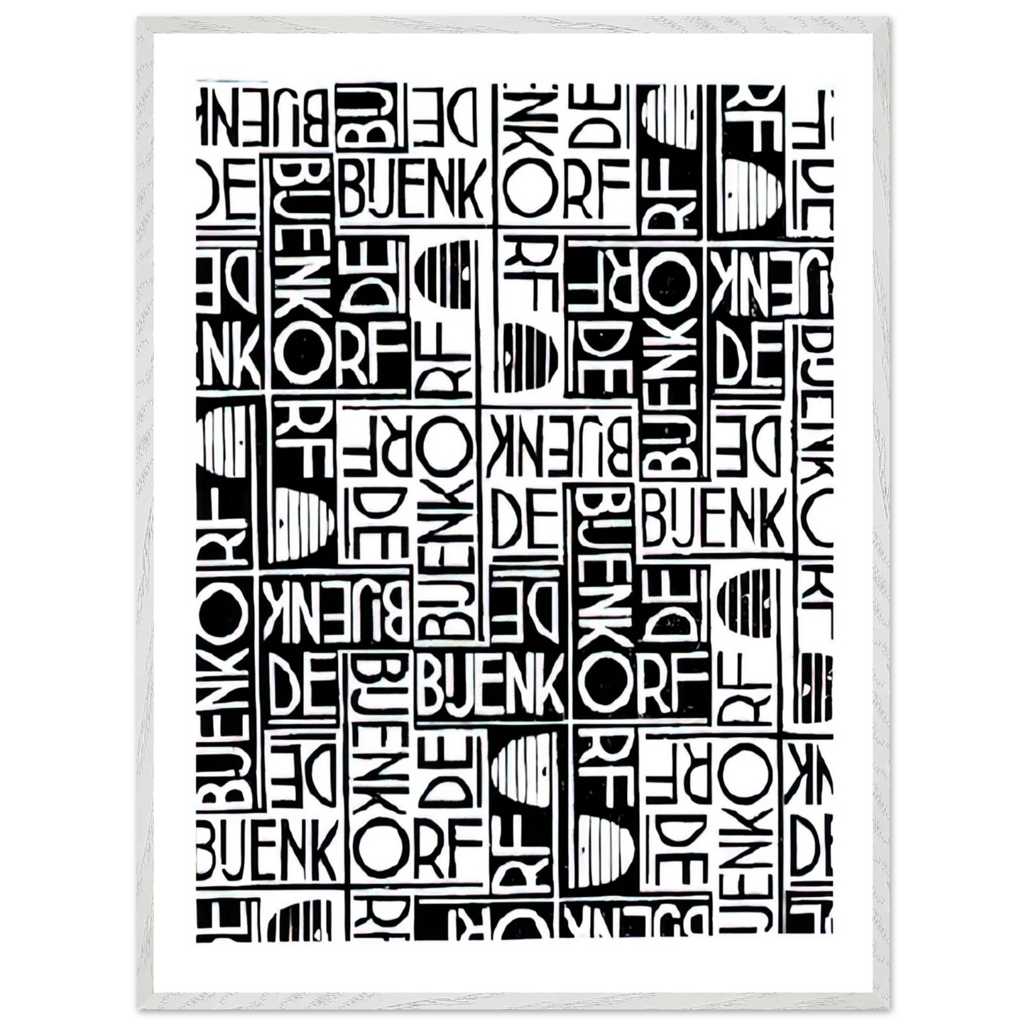 MC Escher - ESCHER (18) Wall Art - 30x40 cm / 12x16 inches - Premium Wooden Framed Poster With Fine Art Paper-canvas - Wood frame
