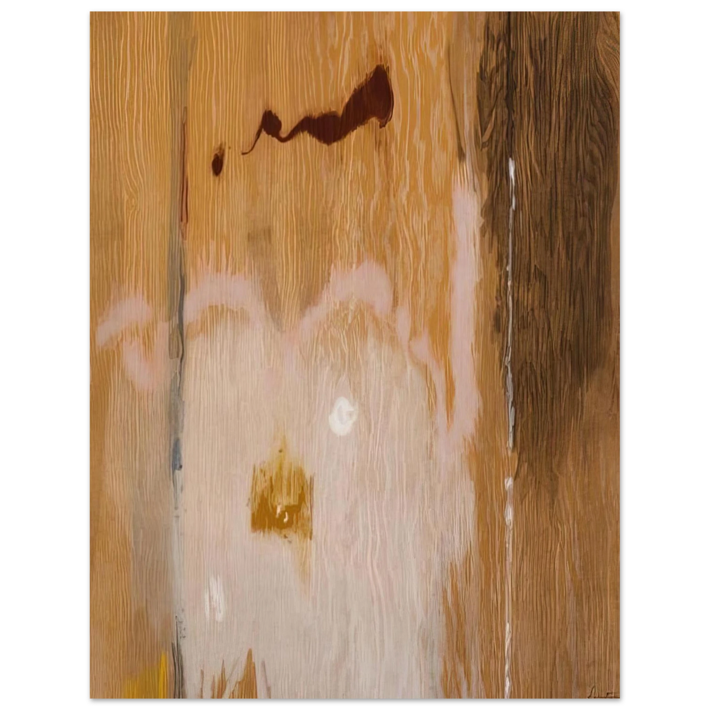 Helen Frankenthaler - Tales of Genji VI - 1998 Wall art - A1 (59.4 x 84.1  cm) - Premium Wooden Framed Poster With Fine Art Paper-canvas - Wood frame