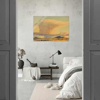 DROUGHT AND DOWNPOUR 1944 - Maynard Dixon Acrylic Print - 70x100 cm / 28x40″ inches | Maynard Dixon Wall Art | Maynard Dixon Prints