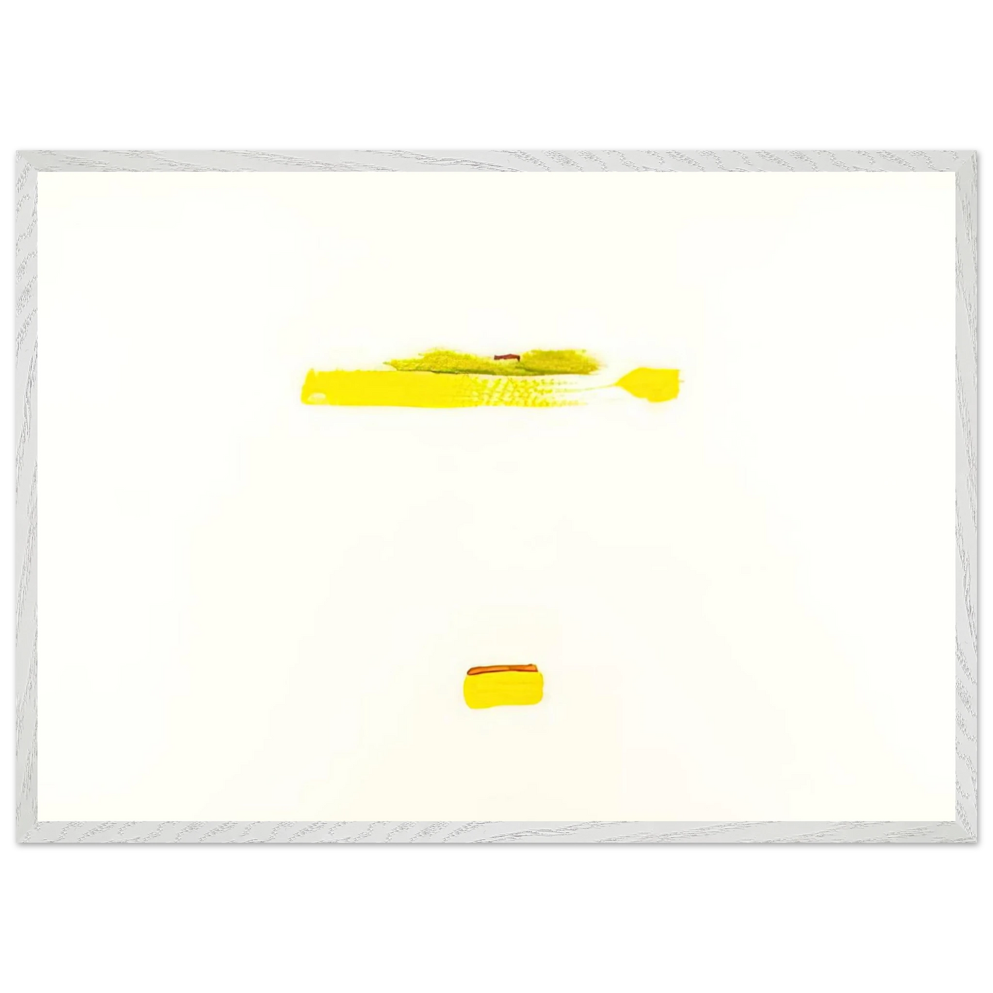 Helen Frankenthaler - New York III - 1972 Wall art - 70x100 cm / 28x40 inches - Premium Wooden Framed Poster With Fine Art Paper-canvas - Black frame