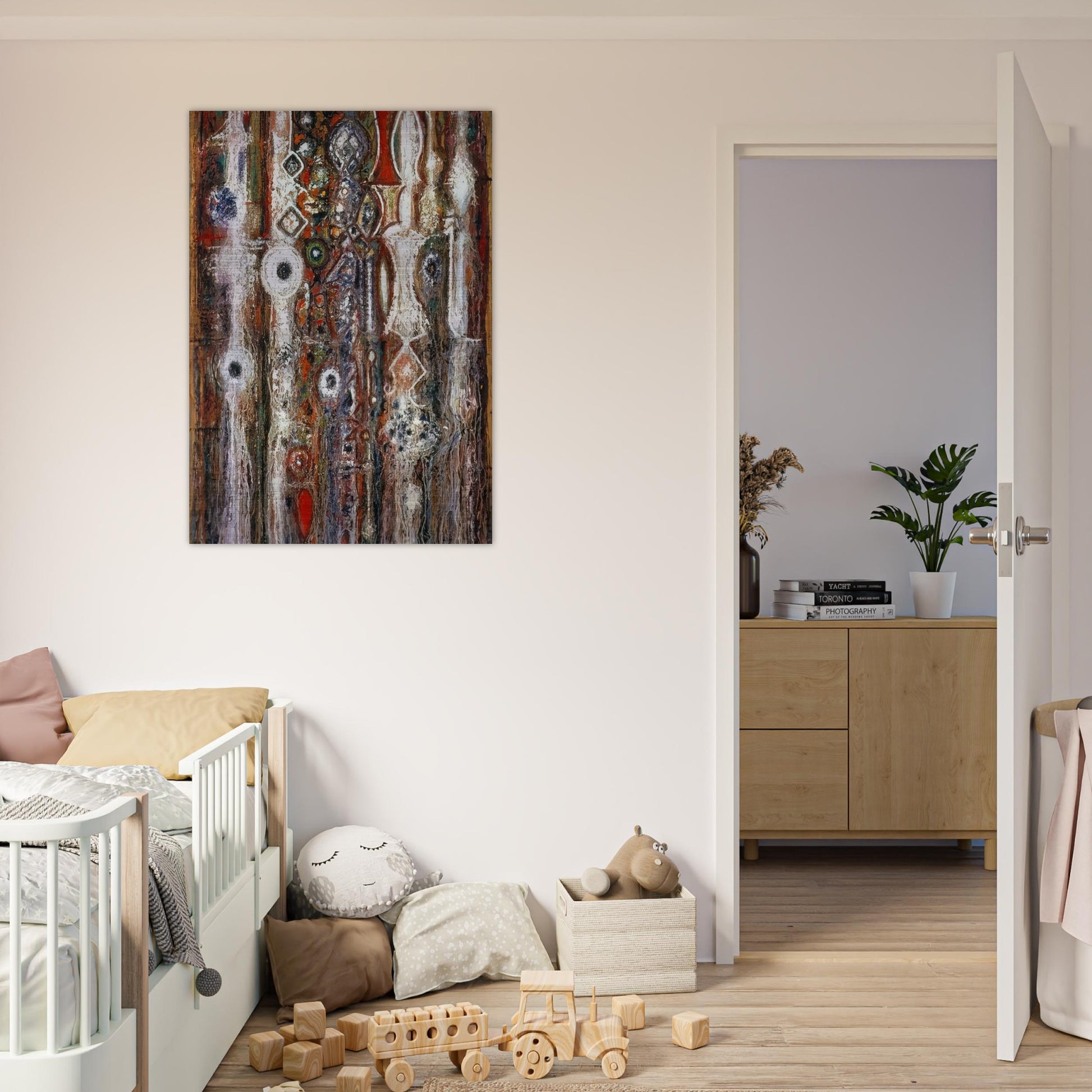 Illumination Gothic - Richard Pousette-Dart Brushed Aluminum Print - 70x100 cm / 28x40 inches | Richard Pousette-Dart Aluminum Print | Richard Pousette-Dart Prints