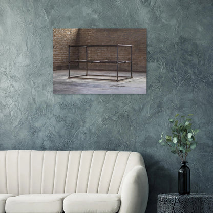 To Dave Shackman - 1964 - Donald Judd Brushed Aluminum Print - 70x100 cm / 28x40 inches | Donald Judd Aluminum Print | Donald Judd Prints
