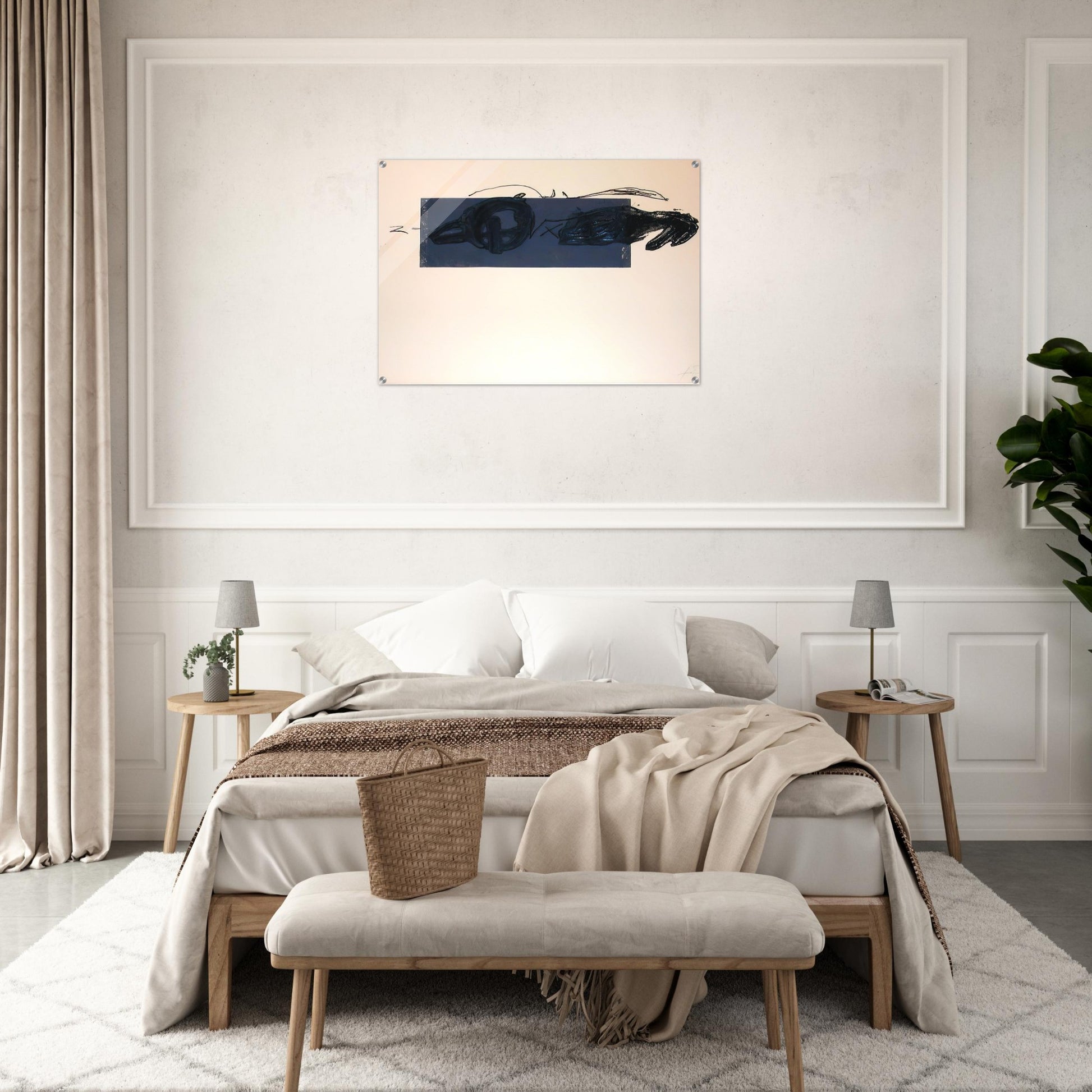 Z 1981 - Antoni Tapies Acrylic Print - 70x100 cm / 28x40″ inches | Antoni Tapies Wall Art | Antoni Tapies Prints