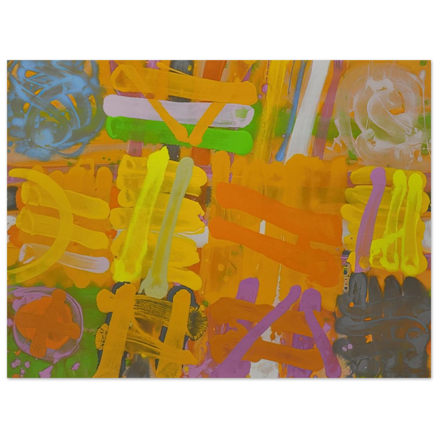 Albert Irvin - Pomona - 1991  75x100 cm / 30x40inches Fine Art Poster