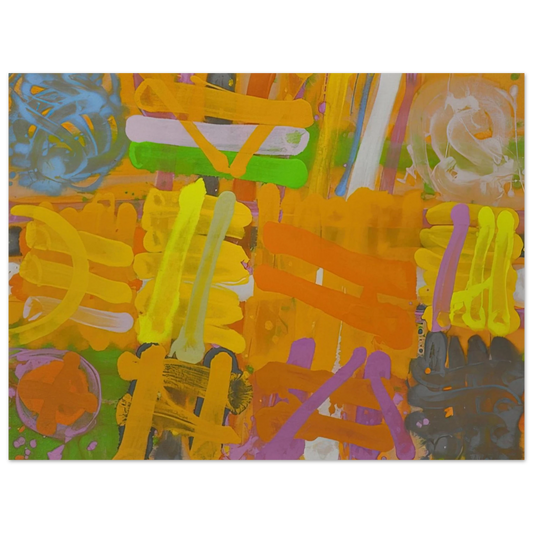 Albert Irvin - Pomona - 1991  75x100 cm / 30x40inches Fine Art Poster