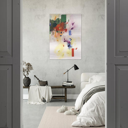The Castle - Hans Hofmann Brushed Aluminum Print - 70x100 cm / 28x40 inches | Hans Hofmann Aluminum Print | Hans Hofmann Prints