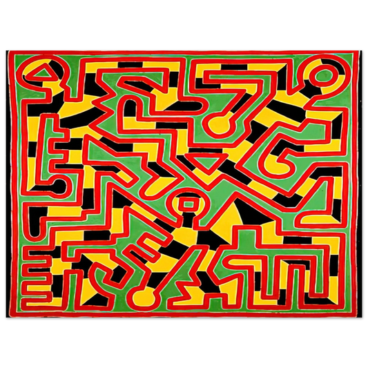 Keith Haring - UNTITLED 1988  75x100 cm / 30x40inches Fine Art Poster