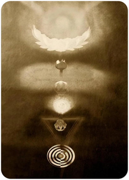 Kundalini - Expressionism By Morris Graves Pack of 10 Post Cards | Morris Graves Post Cards | A6 (10.5 x 14.8 cm) - 4.1 x 5.8 inches