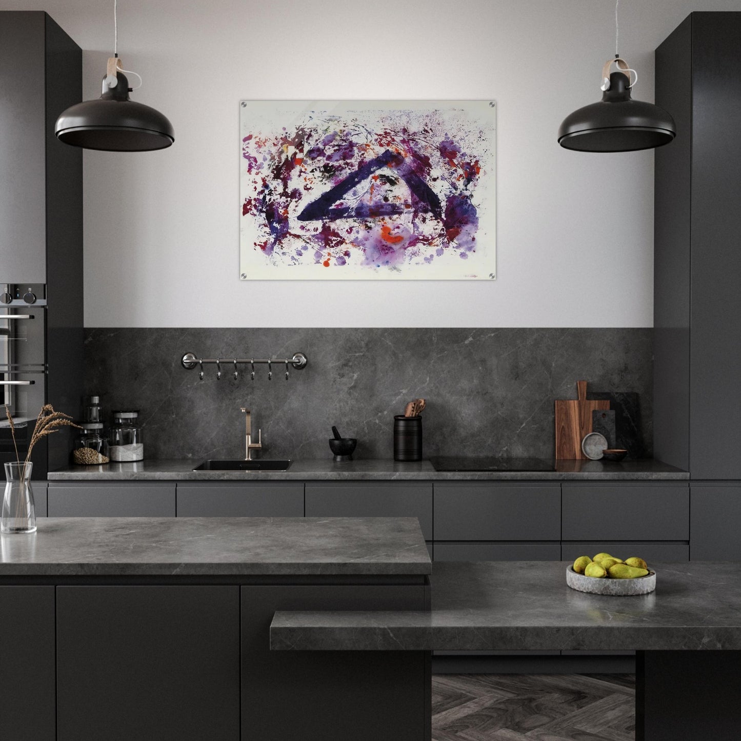 Untitled  SF220S  - Sam Francis Acrylic Print - 70x100 cm / 28x40″ inches