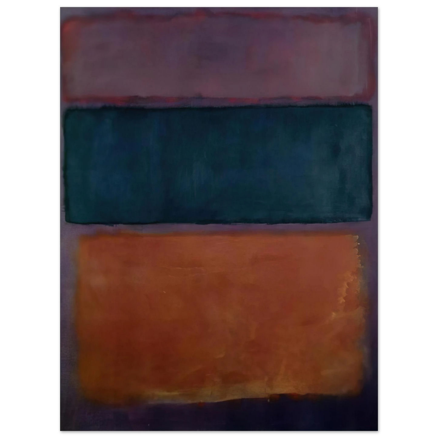Mark Rothko - Untitled - 1963 Wall Art - 21x29.7 cm / 8x12" - Fine Art Poster-canvas - -
