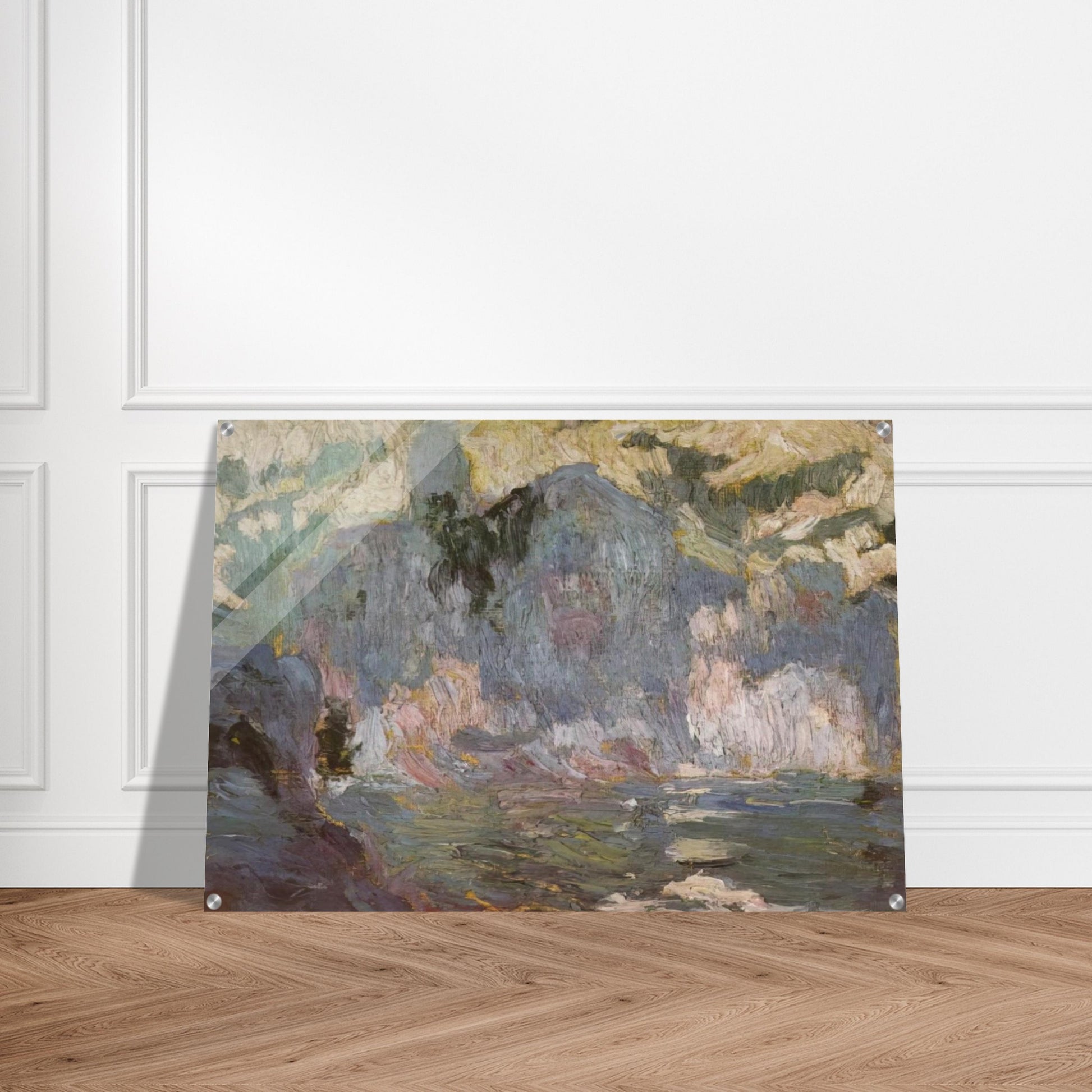 PLAYA PORT ALGUER FROM RIBA D EN PITXO - Salvador Dali Acrylic Print - 70x100 cm / 28x40″ inches