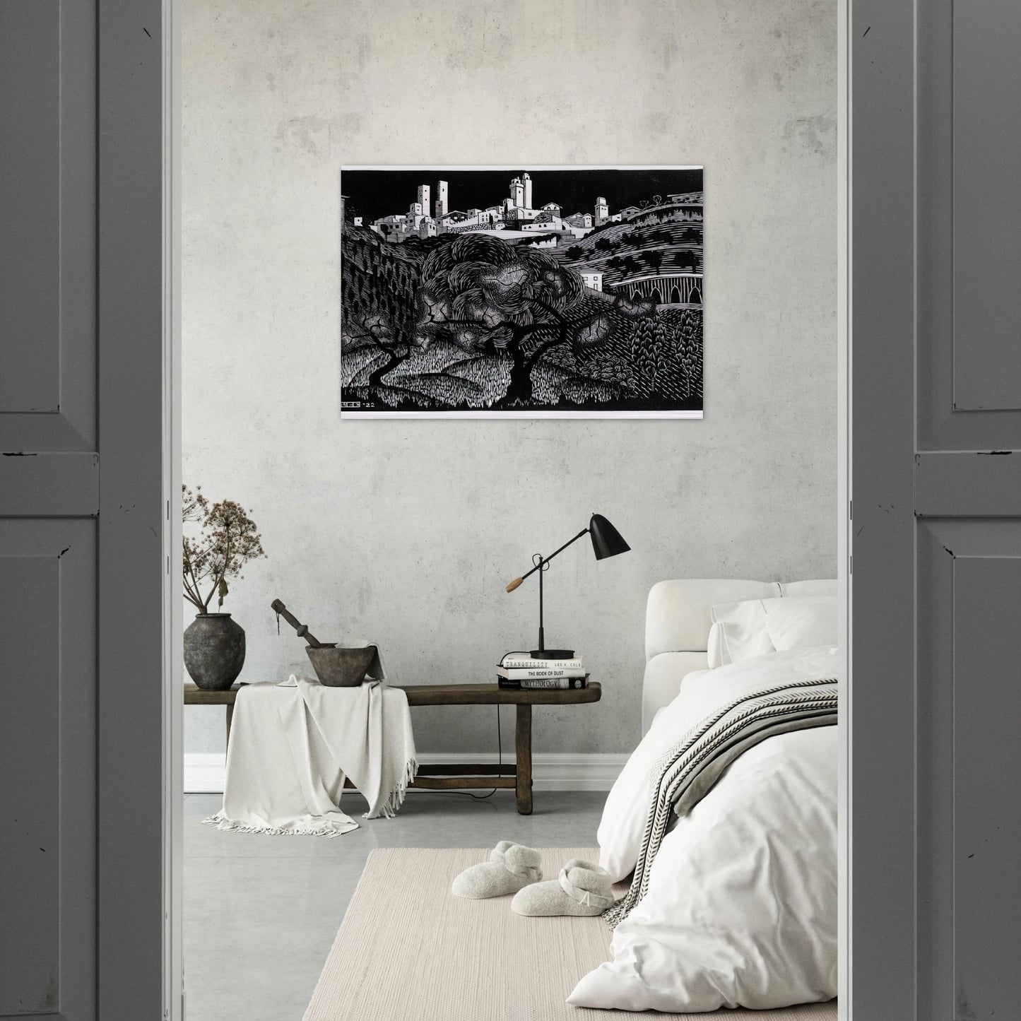 ESCHER (10) - MC Escher Brushed Aluminum Print - 70x100 cm / 28x40 inches | MC Escher Aluminum Print | MC Escher Prints