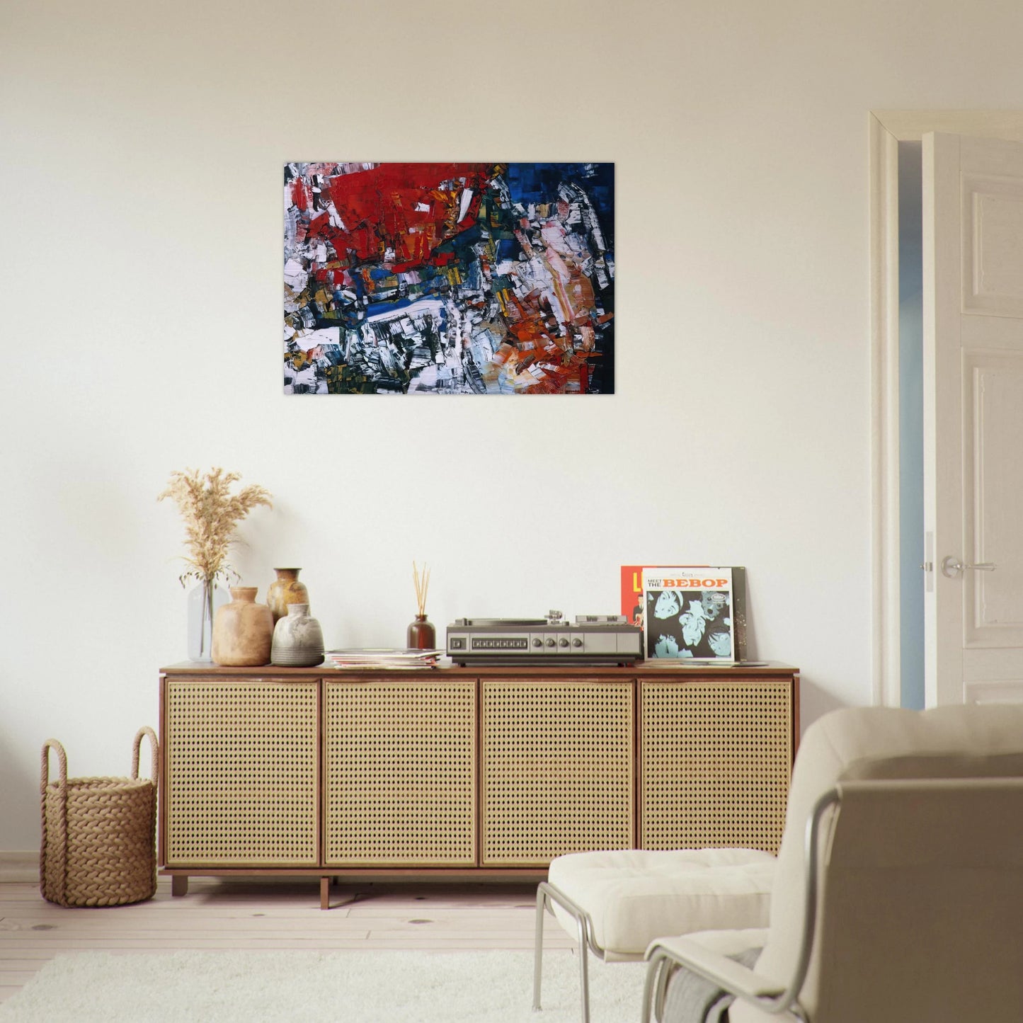 Perspectives - Jean-Paul Riopelle Brushed Aluminum Print - 70x100 cm / 28x40 inches | Jean-Paul Riopelle Aluminum Print | Jean-Paul Riopelle Prints